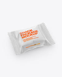 Download Glossy Snack Pack Mockup In Flow Pack Mockups On Yellow Images Object Mockups
