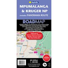 Mpumalanga Kruger National Park Panorama Route Road Map