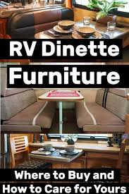 Some designs are formed into a book, increasing twice its area. Rv Dinette Furniture Options See Booth And Chairs Ideas Here