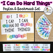Then, any changes i make to the appearance of this text will get saved to my title style, which i can use later anywhere else on my carrd. I Can Do Hard Things Posters Bookmarks And Growth Mindset Activity