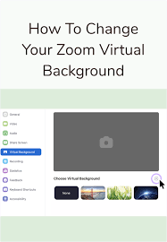 How To Change A Zoom Virtual Background Virtual Background Zoom Virtual Background Virtual