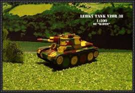 Wwii Panzer 38 T Paper Tank Model Free Download Paper Tanks Paper Models Paper Crafts