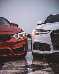 Bmw Vs Audi Which Side Do You Choose Photo By M4ikeyspikey Blacklist Bmw M4 Audi Rs6 Audi Rs6 Bmw Bmw M4