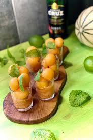 Verrines De Melon Et Granite Au Porto Recette Verrine Melon Recettes Pour Diabetiques Recette Verrine