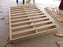 The Box Spring On My Bed Broke Causing Sagging And Creaking Here S How I Built A New One Bed Foundation Built In Bed Spring Bed Frame