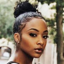 Start with freshly washed hair. 34 Natural Hair Buns Ideas Natural Hair Styles Hair Styles Hair