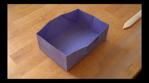 Rechteckige schachtel falten, geschenkbox mit deckel selber machen, tutorial. How To Make An Origami Box Falte Dir Eine Origami Schachtel Youtube