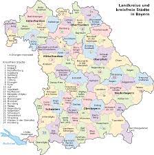 Datei Landkreise Bayern Svg Wikipedia