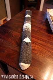 Draft Stoppers How To Make Diy Door Socks Diy Door Draft Stopper Draft Stopper Diy