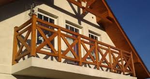 Balkongelander Aus Holz Railings Outdoor Porch Railing House