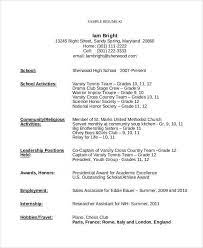 This generally falls after the name, and contact details. For Teens First Job Examples Teenager Ever Resume Objective Template Hudsonradc