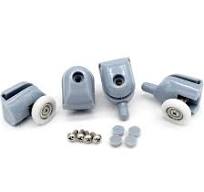 YUANQIAN 8-Pack Shower Door Rollers & Wheels - 25MM Replacement Pulleys For  Glass Shower Doors