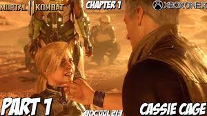 Liu kang and kung lao from the full game for ps4 pro, xbox one x and pc. Mortal Kombat 11 Story Mode Gameplay Part 1 Cassie Cage Chapter 1 Next Of Kin Youtube