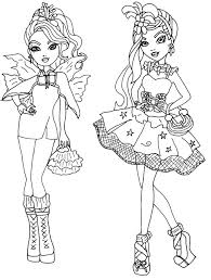 Faybelle Thorn And Duchess Swan Ever After High Coloring Page Coloring Pages Coloring Pages Inspirational Coloring Pages For Kids