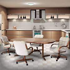 Check spelling or type a new query. Chromcraft C117 936 And T824 456 5pc Swivel Tilt Caster Dining Set