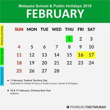 2/14 januari 1 januari 2018 (isnin) : Kalendar 2018 Cuti Sekolah Dan Public Saya Orang Johor Facebook