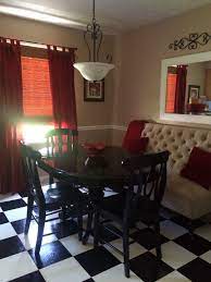 Oyster Harper Banquette World Market Black Dining Room Red Kitchen Decor Black Kitchen Decor