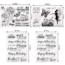 So i started making cards using merry merlot, gorgeous grape and daffodil delight! Outus 4 Pieces Clear Stamps Silicone Stamp Cards With Flower Butterfly Dragonfly Greeting Words Pattern For Card Making Decoration And Diy Scrapbooking Embossing Album Decor Craft Pricepulse