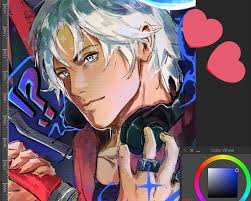 For all the Nero fans out there ✨ Slowly posting all my artworks here  again...😅 . . . . . . The dmc brainrot has been all over my mind this  year..