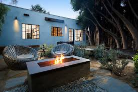 Square fire pit table tan/bronze. How To Choose A Firepit To Make The Outdoors Cozy