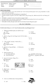 Soal Olimpiade Bahasa Inggris Sd Spiritfasr