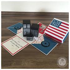 Bellas Stempelwelt Geschenk Verpacken New York Explosionsbox Gutschein Geschenke