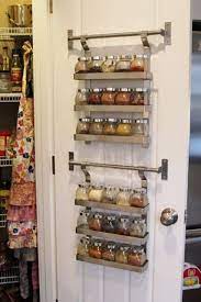 10 things you never thought to store on the back of your door ikea spice rack ikea spice jars kitchen hacks organization