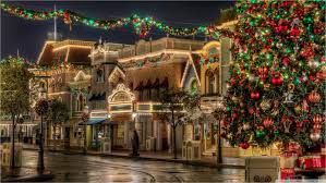 4k Disneyland Christmas Wallpaper Disneyland Christmas Christmas Town Disney Christmas