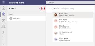 Jan 04, 2000 · microsoft teams is one of the most useful and effective ways to build a digital workspace on the go. Starten Eines Chats In Teams Office Support
