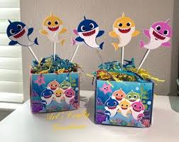 Baby Shark Centerpiece Etsy