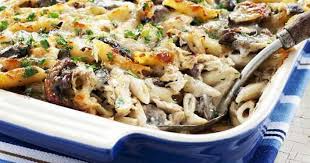 Nudelauflauf Mit Champignons Rezept Nudelauflauf Rezepte Nudeln Auflauf