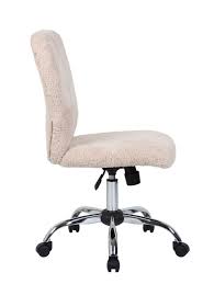 Boss Office Products B220fcrm Tiffany Fur Makeup Modern Office Chair In Cream Details Can Be Found By Clicking On The Modern Office Chair Chair Office Chair