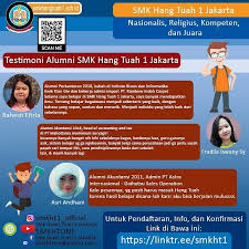Daftar smk swasta di jakarta utara. Smk Hang Tuah 1 Jakarta Testimoni Alumni Smk Hang Tuah 1 Jakarta Yang Sudah Melanglang Buana Menapaki Karir Pendidikan Dan Usaha Mereka Untuk Meraih Kesuksesan Semoga Dimana Saja Alumni Smk Hang