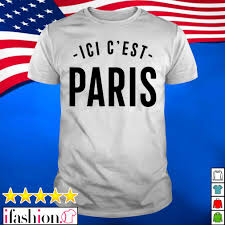 The club's crest is on the chest, and the slogan ici c'est paris (here is paris) is on the sleeve cuff. G40zb Kmf 11km