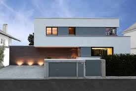 W6 Ansicht Strasse W6 Neubau Eines Wohnhauses Mit Garage In Munchen Denning Haus Design Haus Design Fur Zuhause