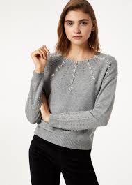 Jersey Con Perlas Decorativas Shop Online Liu Jo Liu Jo Fashion Pullover