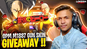São + de 2000 imagens com fundo transparente para baixar e usar nas suas artes das redes socías. Download Free Fire Live M1887 One Punch Man Skin And 2 00 000 Diamonds Giveaway Garena Free Fire Mp3 Free Mp3 Download