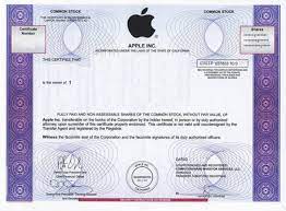 Apple stock certificate (page 1) trust and wealth management marketing: Shop Apple Stock Certificates Buy One Share Of Apple