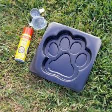 Large Dog Paw Print Stepping Stone Plastic Mold Concrete Cement 11 Wide X 1 75 Dog Paw Print Dog Paws Paw Print