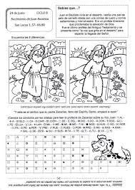 Detrás de la actitud, podemos adivinar el deseo de zacarías y de isabel de ofrecer su hijo a dios, amando la misión para la que el señor lo mandó al mundo. El Rincon De Las Melli 24 De Junio Nacimiento De San Juan Bautista Con Juan El Bautista Actividades De La Escuela Dominical Actividades De La Biblia