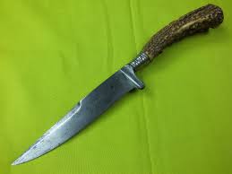 Solingen German Pic Hunting Fighting Knife Couteau Aiguiser