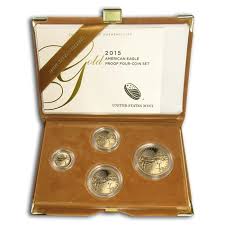 2015 America Eagle .9167 Gold Proof 4 Coin Set
