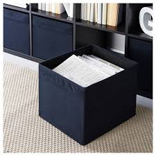 Drona Box Black 13x15x13 Ikea In 2020 Ikea Kallax Storage
