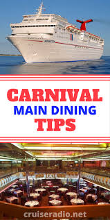 31 Carnival Cruise Main Dining Room Tips