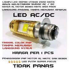 Anda bisa memilih lampu led motor terbaik yang kini sangat banyak. Jual Mm Lampu Depan Led Ac Dc Pnp Tingal Pasang Buat Motor Bebek Dan Matic Jakarta Pusat Motor Muda Tokopedia