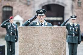He is a former chief of the norw. Chief Of Defense Of Norway General Eirik Kristoffersen Pays Respects At A Memorial After Laying Down A Wreath On The Norwegian Defense Memorial Day Akershus Fortress Oslo 1067x711 Militaryporn