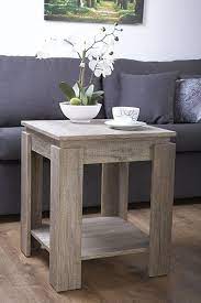 Canyon Oak Wooden Lamp End Table Living Room Furniture Oak Lamp Furniture Wooden Side Table