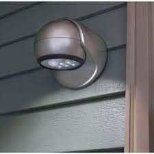Light It Bronze 6 Led Wireless Motion Activated Weatherproof Porch Light 20031 107 The Home Depot Motion Sensor Lights Outdoor Led Porch Light Porch Lighting