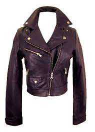 Purple Motorcycle Jacket I Think So Motorcycle Jacket Women Fashion Clothes