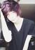 Cute Boy With Purple Hair